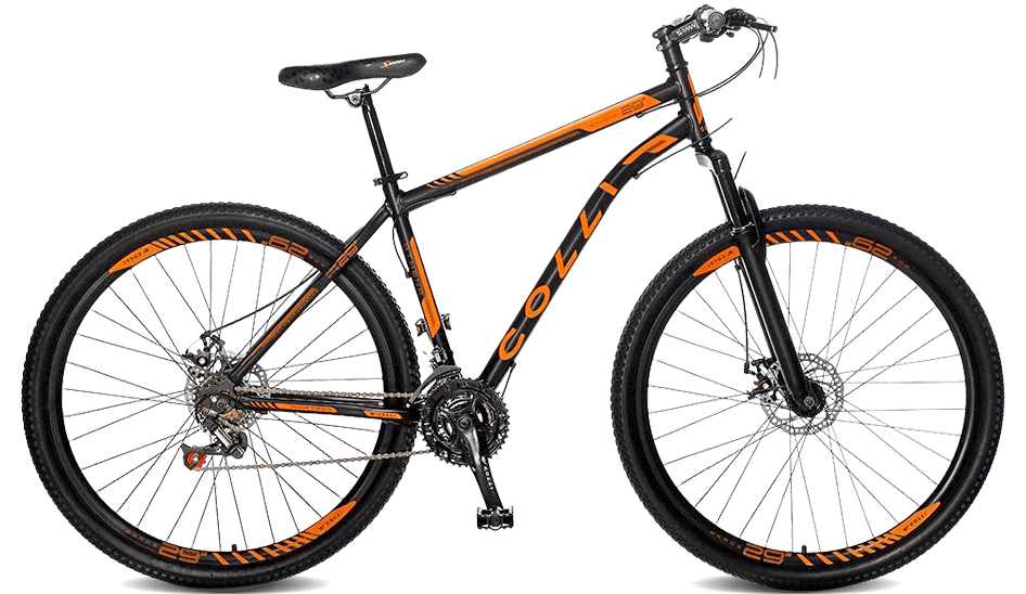 Bicicleta Colli Bike Aro 29 Preta/Laranja