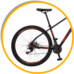 Suporta uma pessoa com até 120kg Bicicleta Colli Bike suporte peso