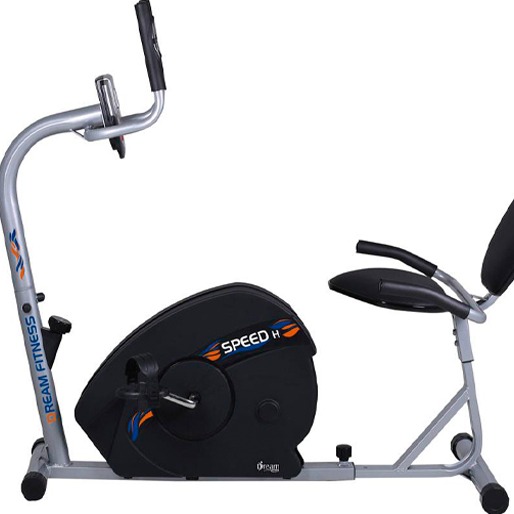 Fácil de usar, equipamento vem com monitor digital Bicicleta Ergométrica Dream Speed H fitness calorias academia peso