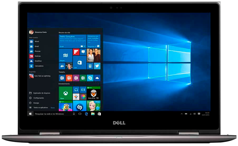 Notebook Dell Inspiron I15-5578-A10C 2 em 1 Notebook 2 em 1 Dell Inspiron I15-5578-A10C
