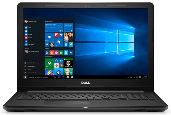 Notebook Dell Core i5 7200U computador equipamento informática