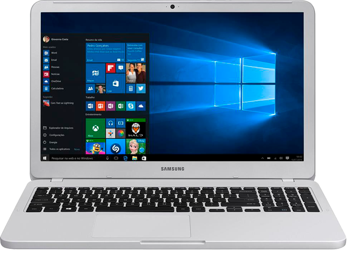 Notebook Samsung Dual Core 4GB 500GB Tela 15.6 polegadas