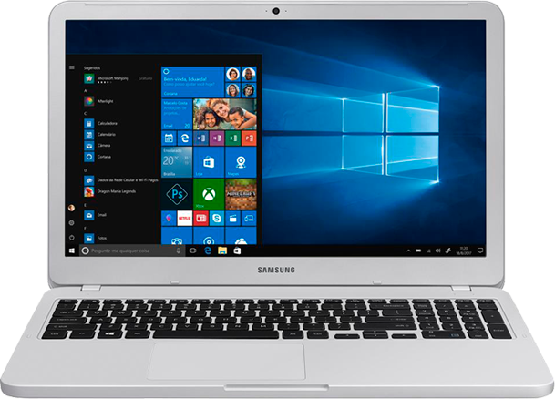 Notebook Samsung Expert X40 NP350XAA-XD2BR Notebook Samsung Expert X40 Branco Ônix