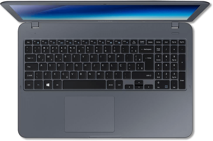 Com memória RAM de 8GB notebook samsung np350xaa-jd1br core i5-7200u