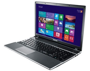 notebook Samsung 550P5C AD2 aberto