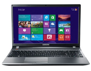 notebook Samsung 550P5C AD2 de frente