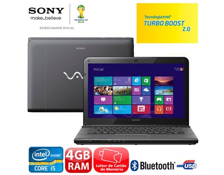 notebook Sony Vaio SVE14125CBB