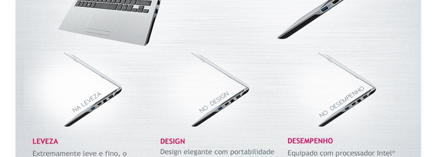 Leveza, design e desempenho
