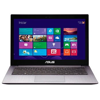 notebook Touch Asus U38N C4018H de frente