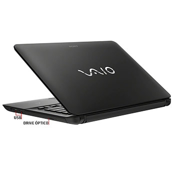 Notebook Touch Sony Vaio Fit SVF14215CBB | Ponto