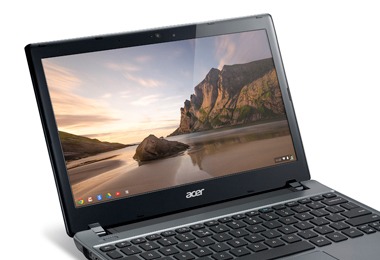 Realize seus bate-papos virtuais através da câmera Acer Crystal Eye HD do Chromebook C710-2859