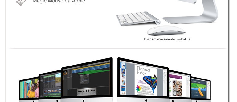 Acompanha magic mouse