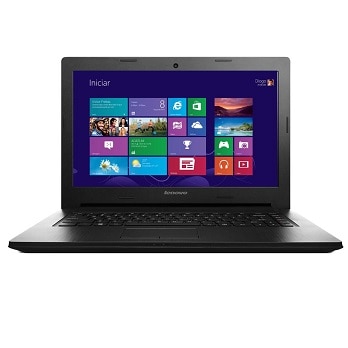 O notebook Lenovo G400S de frente notebook Lenovo G400S de frente
