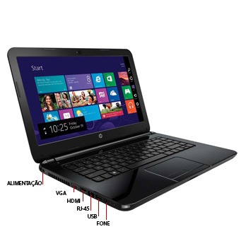 Notebook HP 14-R051BRt