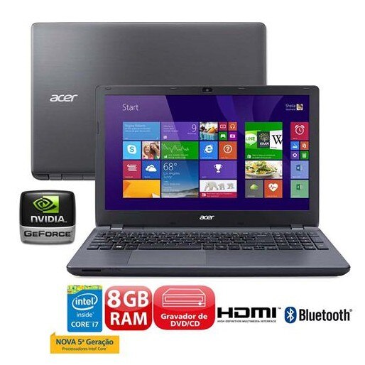 notebook acer aspire e5
