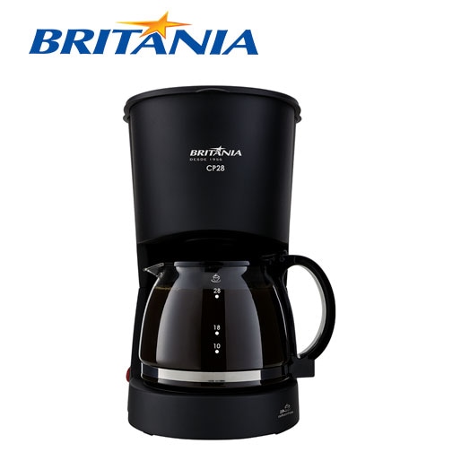 Cafeteira Elétrica Britânica CP28 cafeteira elétrica britânia café preto