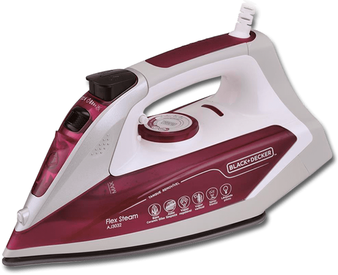 Ferro a Vapor Black&Decker Flex Steam AJ3032 Ferro Vapor Black Decker Flex Steam AJ3032