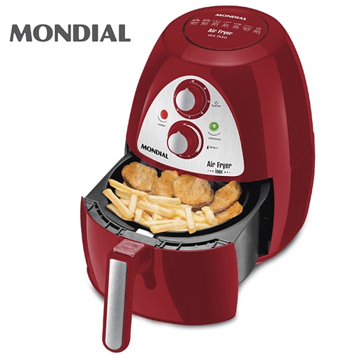 Fritadeira Air Fryer Mondial Vermelho