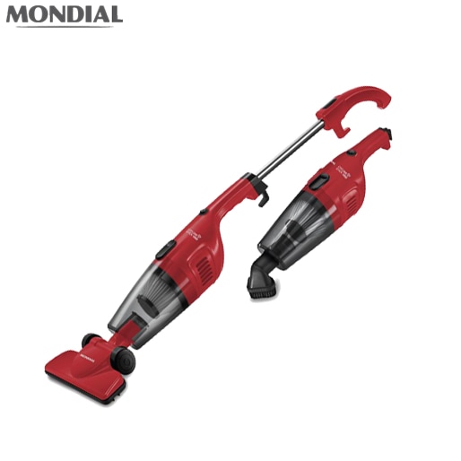 Aspirador vertical 2 em 1: opção de uso vertical e portátil Aspirador Pó Vertical Mondial Cyclone Stick dois um vertical portátil