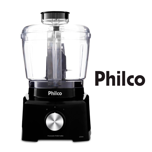 Processador de Alimentos Philco PH900P Turbo 250W – Preto processador alimentos philco ph900p turbo 250w preto