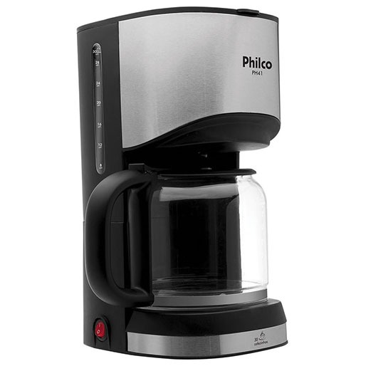 cafeteira philco ph41 30 cafés jarra vidro