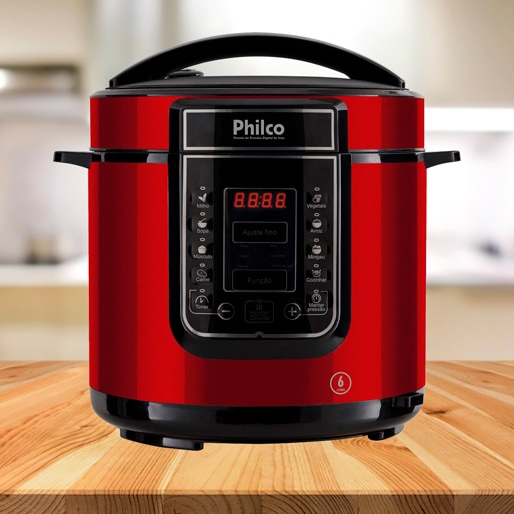 Panela Elétrica de Pressão Philco PPPV Digital panela elétrica pressão philco pppv digital