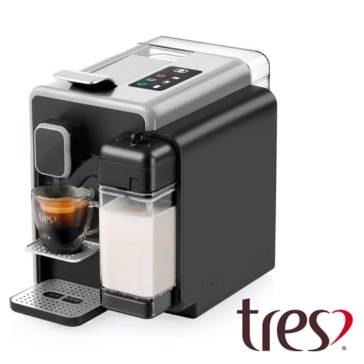 Cafeteira Expresso TRES Barista Multipressão - Prata cafeteira expresso tres barista multipressão