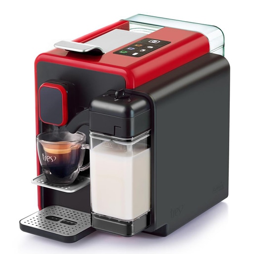 Cafeteira Expresso TRES Barista Multipressão na cor Vermelha Cafeteira Expresso TRES Barista Multipressão café