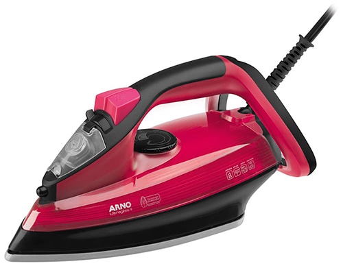 Suas roupas muito bem cuidadas Ferro Vapor Arno Ultragliss II FUA2 Base Vitrocerâmica antiaderente