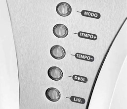Controle a temperatura até 200°C