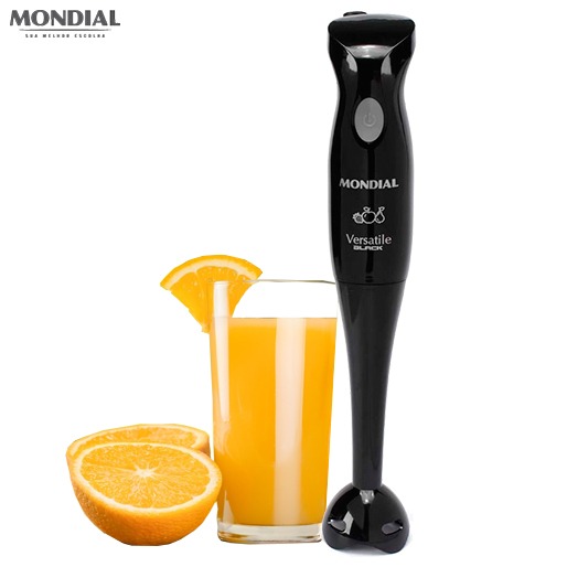 Mixer Mondial Versatile Black M-08 com Copo Mixer Mondial Versatile Black M-08 Copo 200W