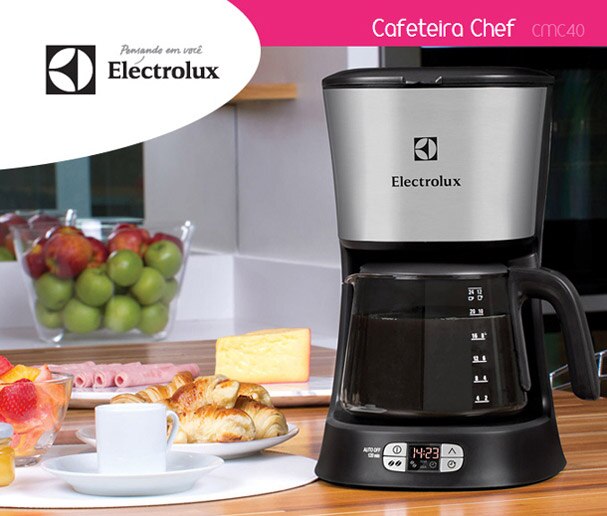 Cafeteira Chef CMC40 Electrolux Cafeteira Electrolux Chef CMC40