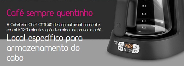 Desliga Automaticamente em a té 120 Minutos Desligamento Automático