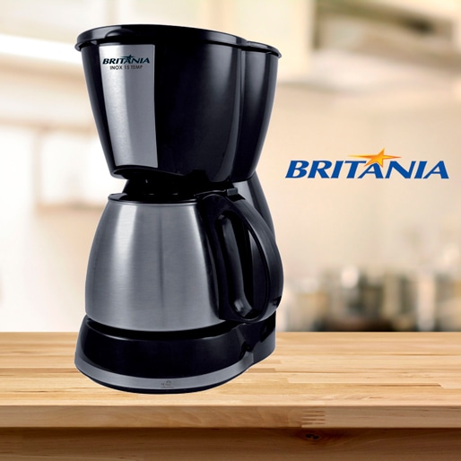 Cafeteira Britânia Capacidade 15 Cafés Inox cafeteira britânia capacidade 15 cafés inox