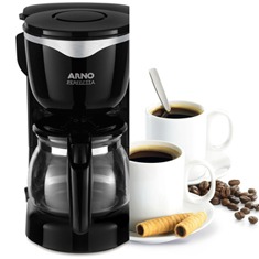 cafeteira Arno New Perfectta Preta detalhe