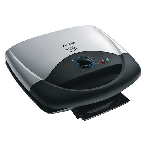 Grill Britânia Mega 2 Cinza Preto