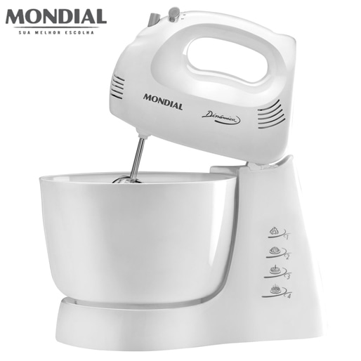 Batedeira Mondial Dinâmica B-02 - Branca Batedeira Mondial Dinâmica B-02