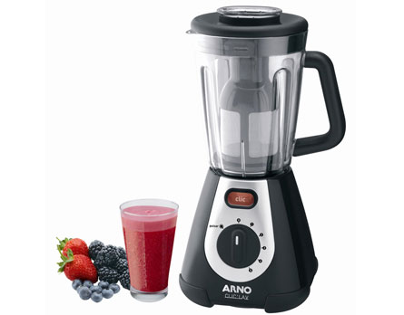 Liquidificador Arno ClicLav Top com filtro  - Design moderno e arrojado, com copo transparente
