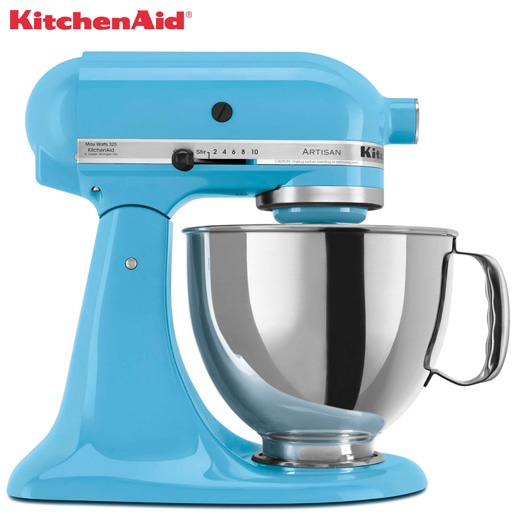 Batedeira Kitchenaid Stand Mixer Crystal 10 níveis de velocidade