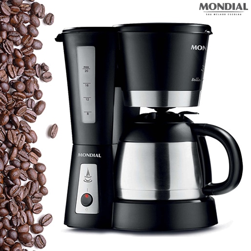 Cafeteira Elétrica Britânia Cp30 Temp Preto Aço Escovado 220v Cafeteira Eletrica Mondial Bella Arome Termica C 17 Ate 20 Cafes Preta Inox Cafeteiras Eletricas Ponto Frio 1100359