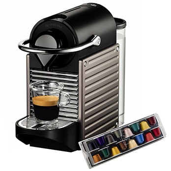 cafeteira expresso Nespresso Pixie C60 Electric Titan