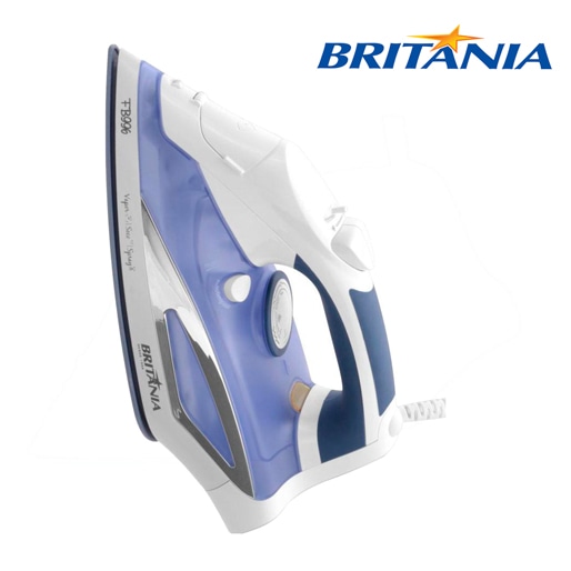 Apresenta salva-botões em toda a base ferro vapor britânia fb996