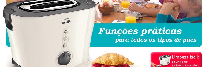 Torradeira Philips Walita Viva Collection RI2630