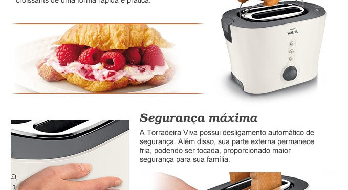 Torradeira Viva Desligamento Automático