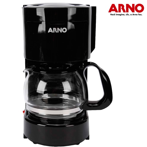 Cafeteira Elétrica Arno CAFP preta aparelho equipamento café