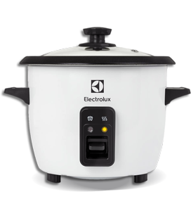 Acompanha copo medidor e espátula Panela Elétrica Easyline Electrolux tampa saída vapor