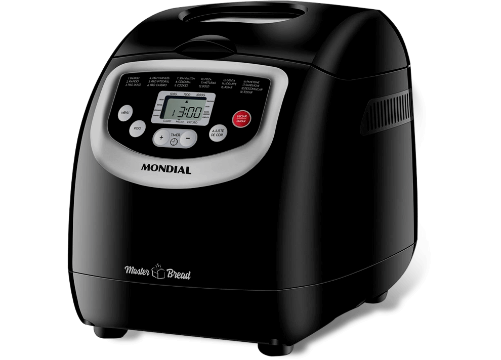 Panificadora Automática Mondial Master Bread NPF-53 Preta Panificadora Automática Mondial Master Bread NPF-53 Preta