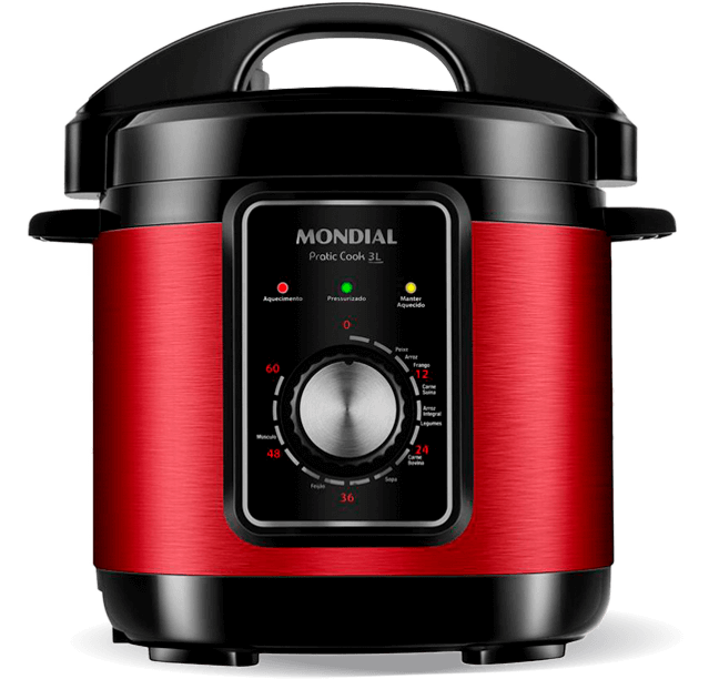 Panela de Pressão Elétrica PE-47 Pratic Cook Mondial Panela de Pressão Elétrica PE-47 Pratic Cook Mondial