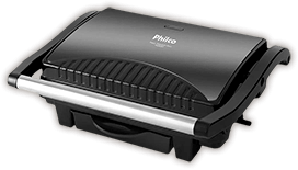 Sanduicheira Grill Philco Press Titanium Inox PGR08T