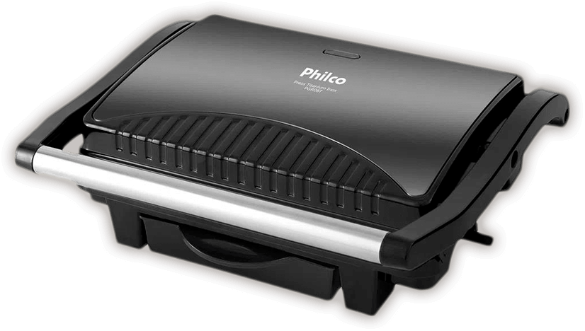 Sanduicheira Grill Philco Press Titanium Inox PGR08T